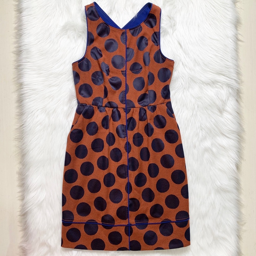 SOLD-Anthropologie Polka Dot Criss Cross Back Dress - Picture 5 of 8